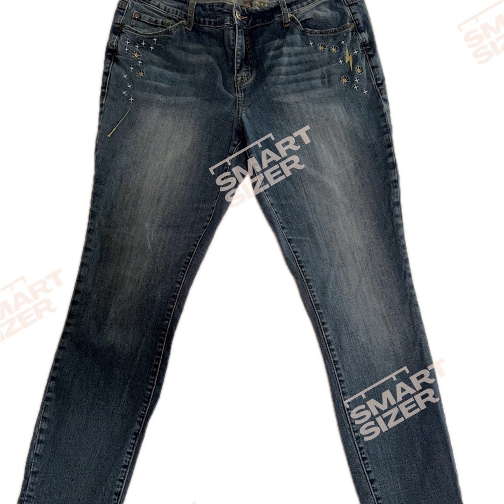 Rare Harry Potter Embroidered Jeans Size 16‎ Lightning Bolt Wand Stars
